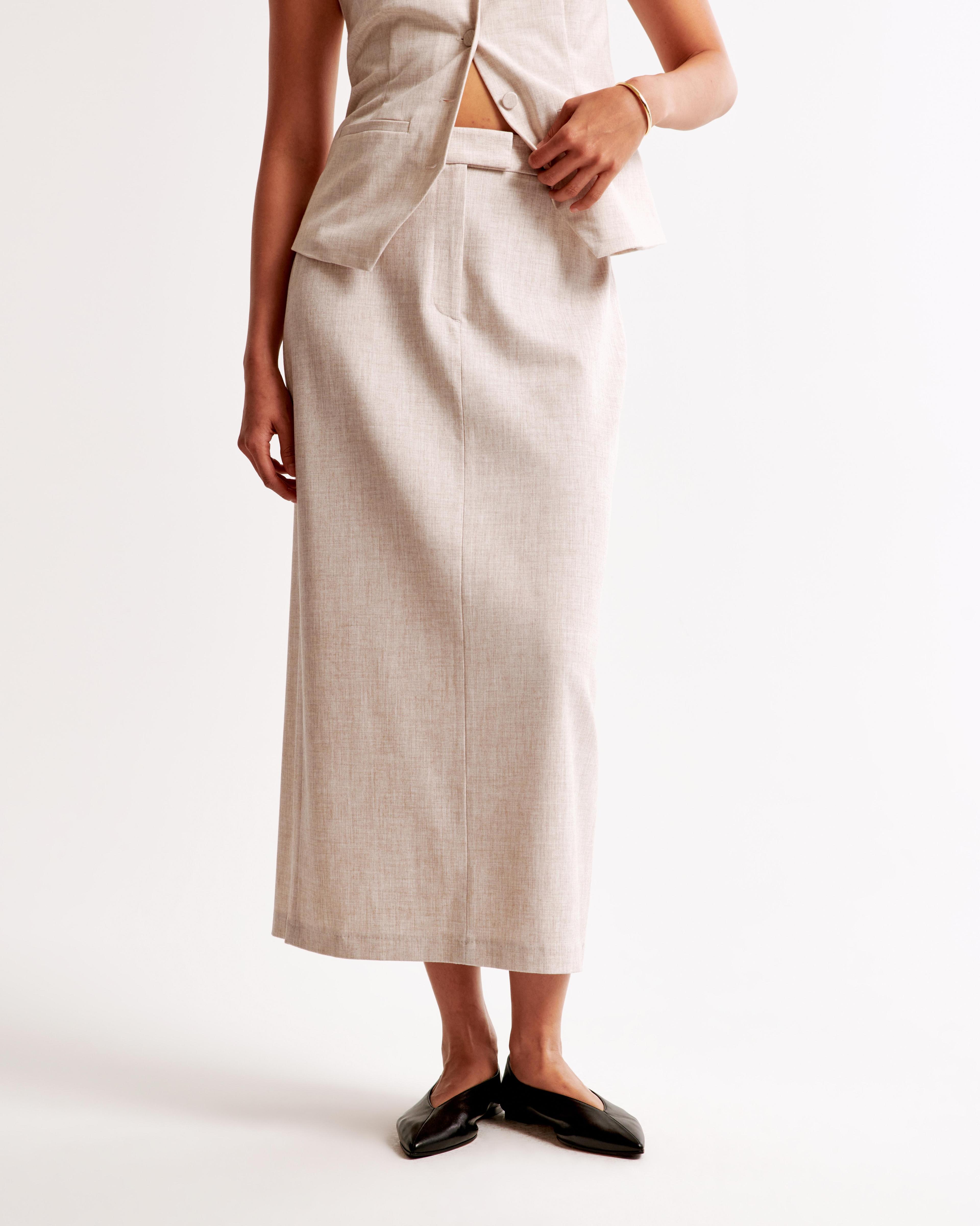 Tailored Maxi Skirt Product Image