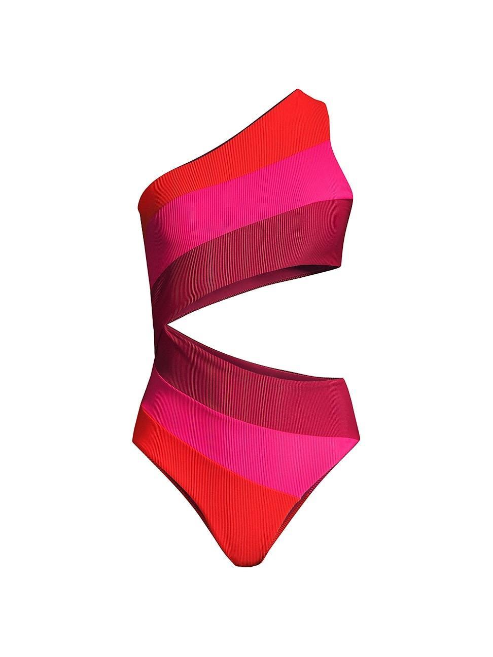 Womens Joyce Cut-Out One-Piece Swimsuit Product Image