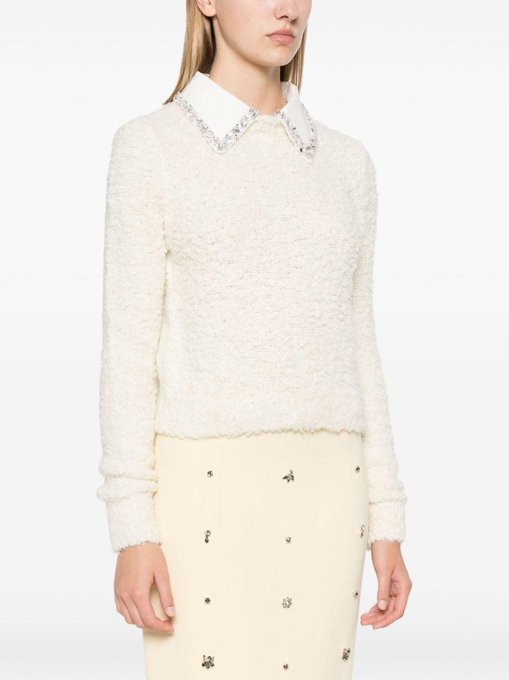 crystal-embellished sweater Product Image