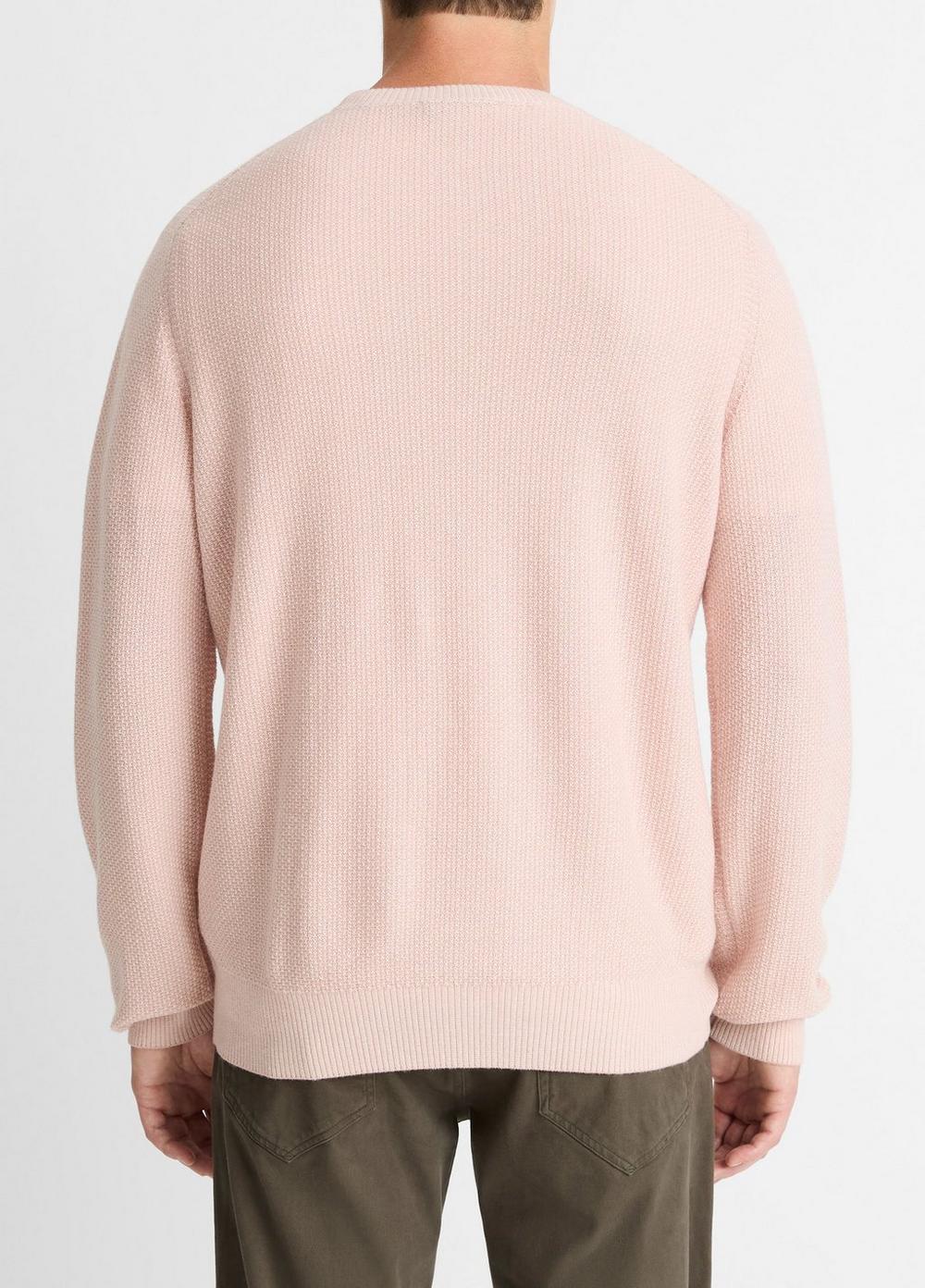 Geo-Jacquard Wool-Blend Crew Neck Sweater Product Image