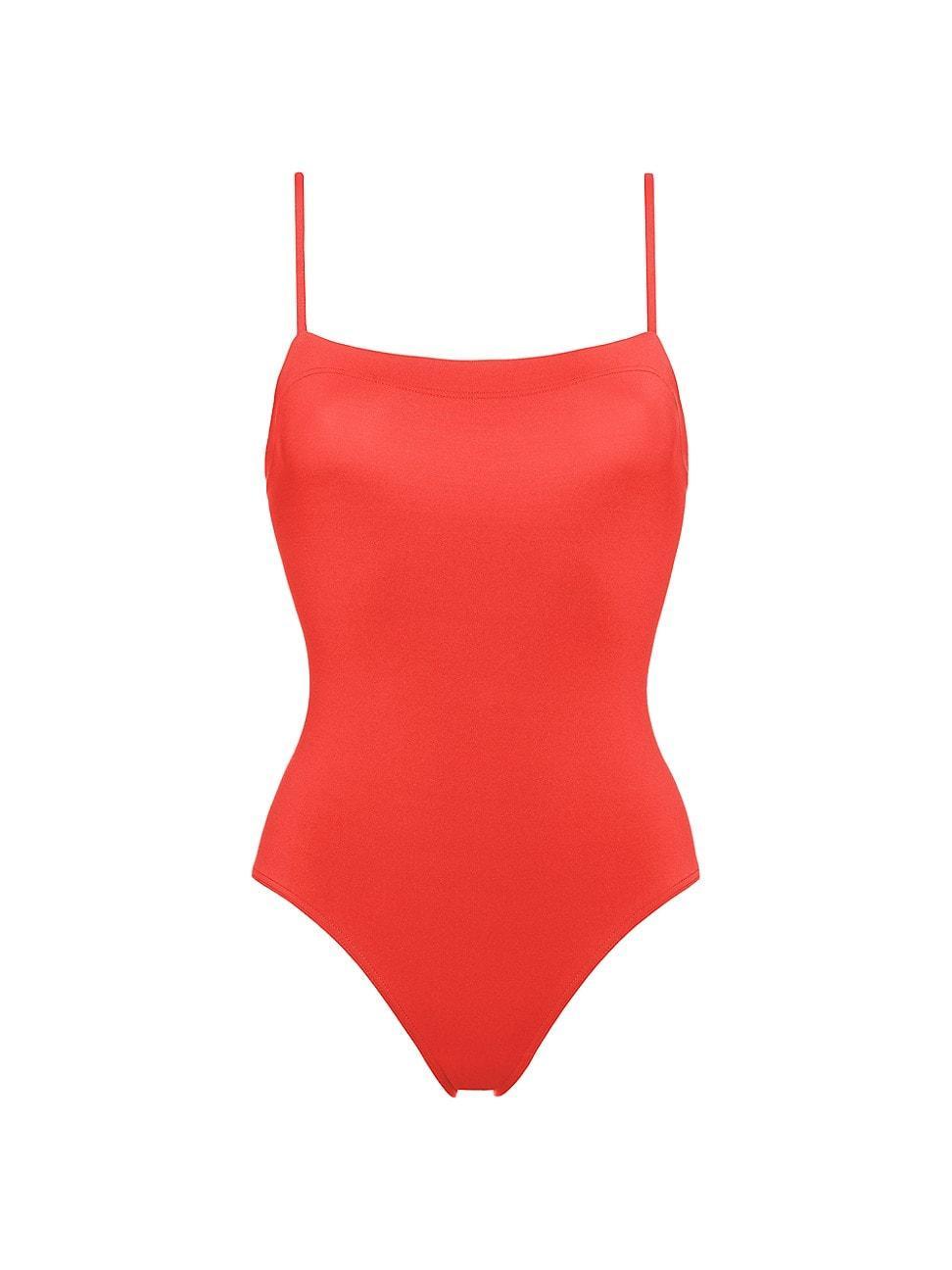 Womens Aquarelle One-Piece Swimsuit Product Image