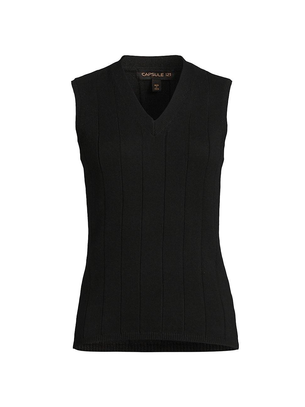 Womens Galaxies II The Dwarf Rib-Knit Vest Product Image