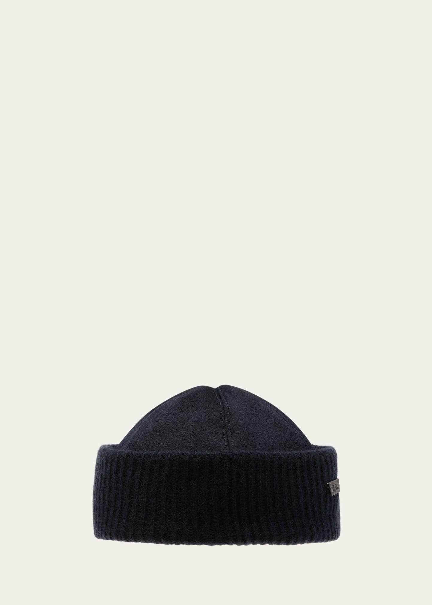 Mens Logo Cashmere Beanie Product Image