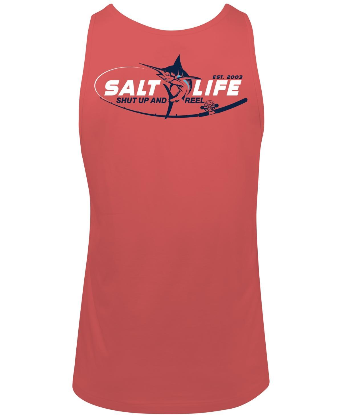 Salt Life Mens Reel Time Graphic Sleeveless Tank Product Image