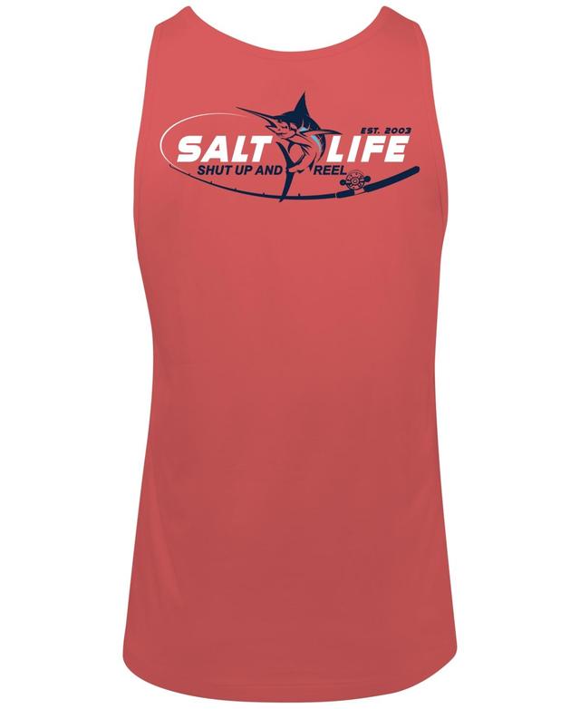 Salt Life Mens Reel Time Graphic Sleeveless Tank Product Image