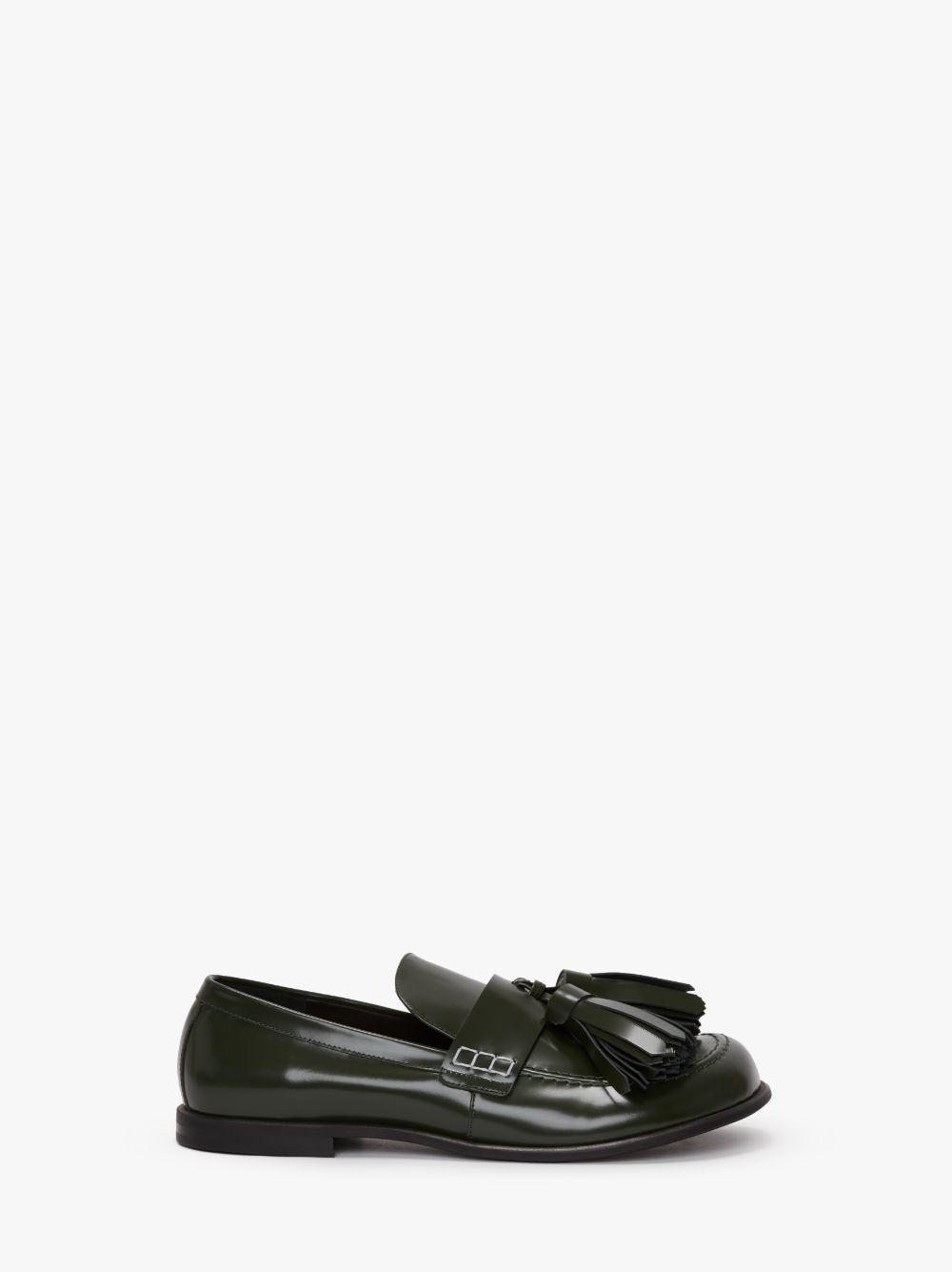 TASSEL MOCCASINS in green | JW Anderson US  product image