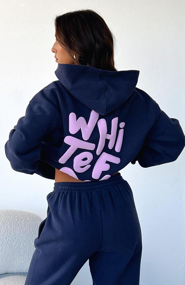 The New Standard Oversized Hoodie Navy Product Image