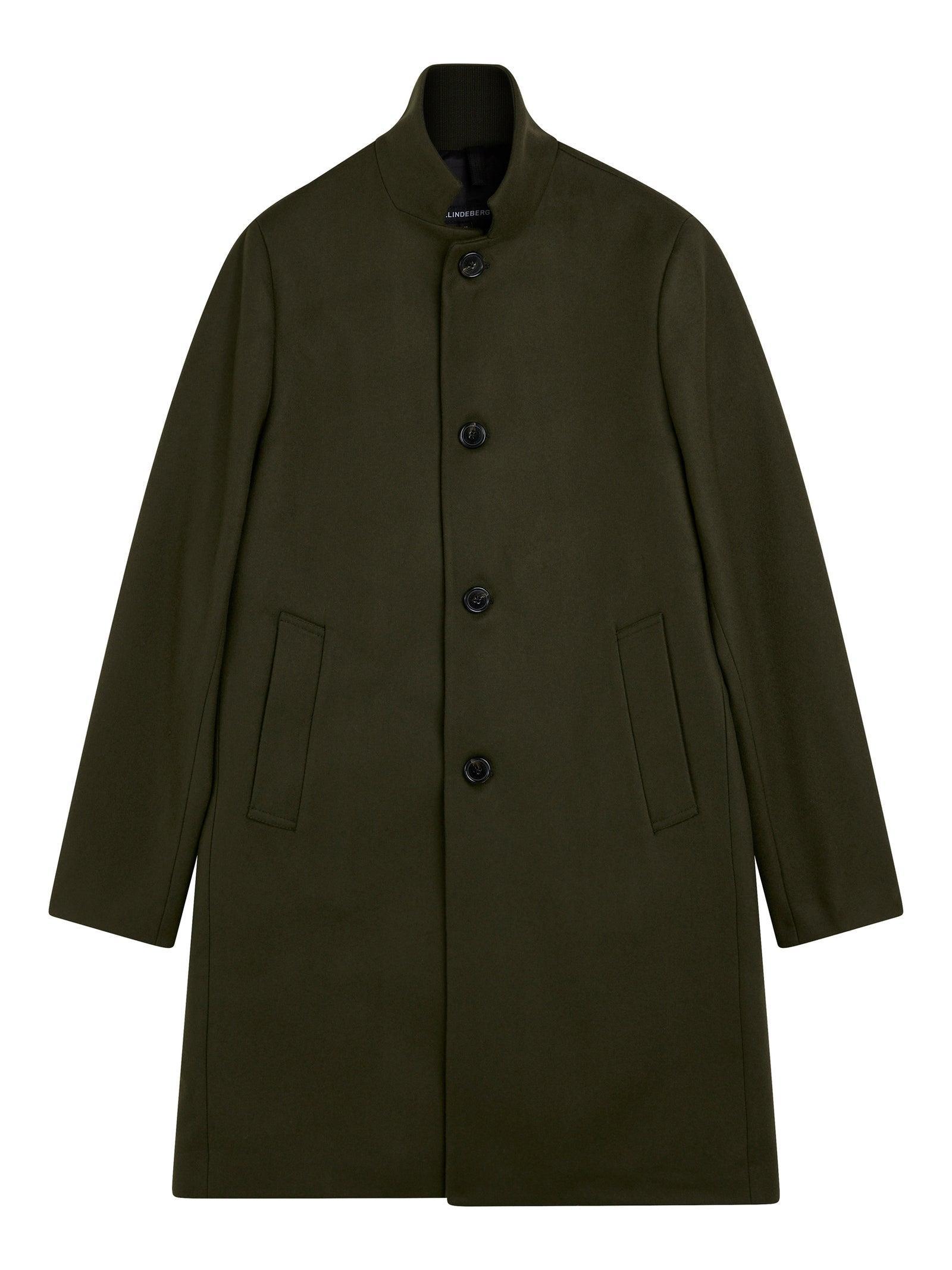 J. Lindeberg Holger Melton Forest Green Coat Product Image