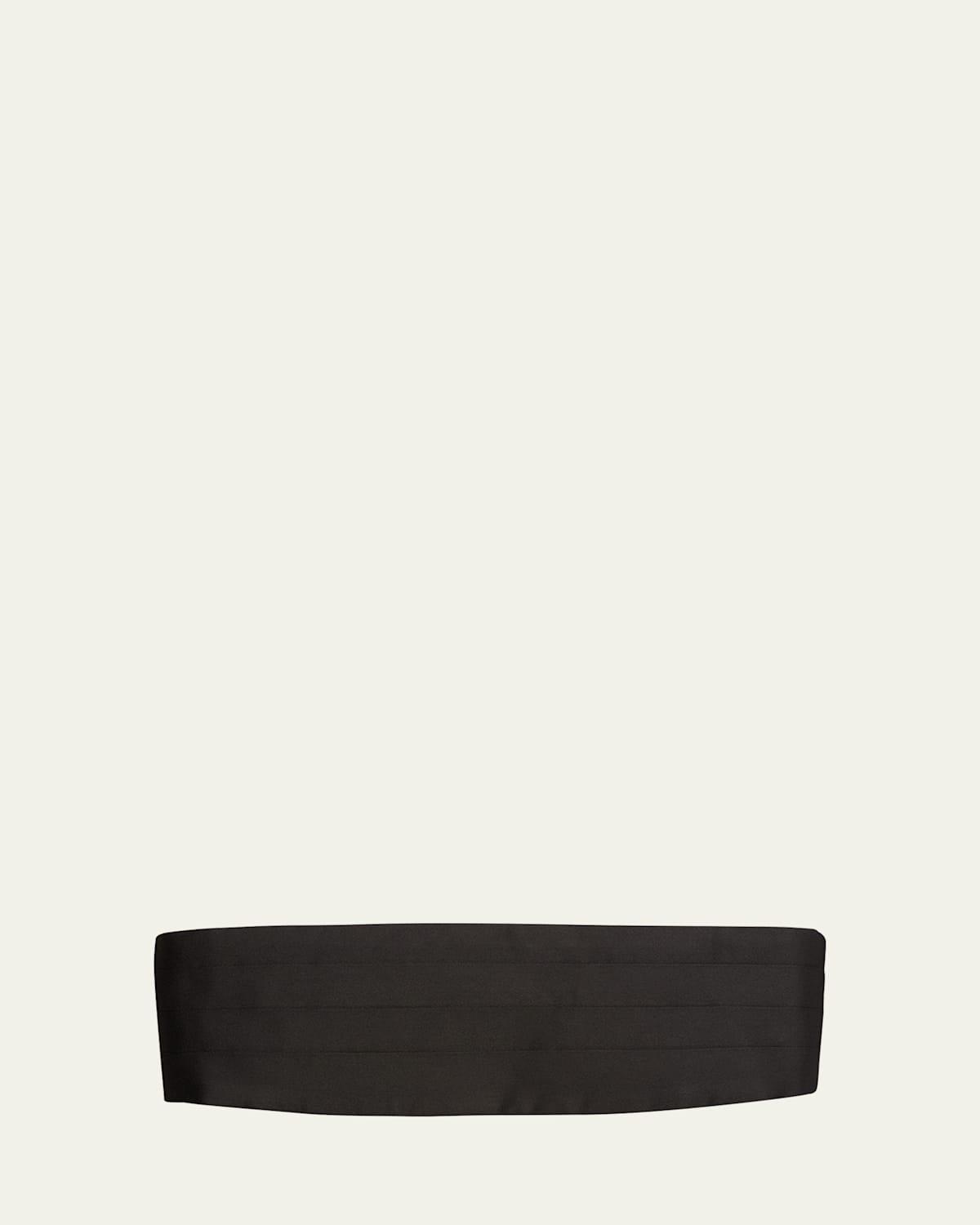 ZEGNA Pleated Silk Cummerbund Product Image