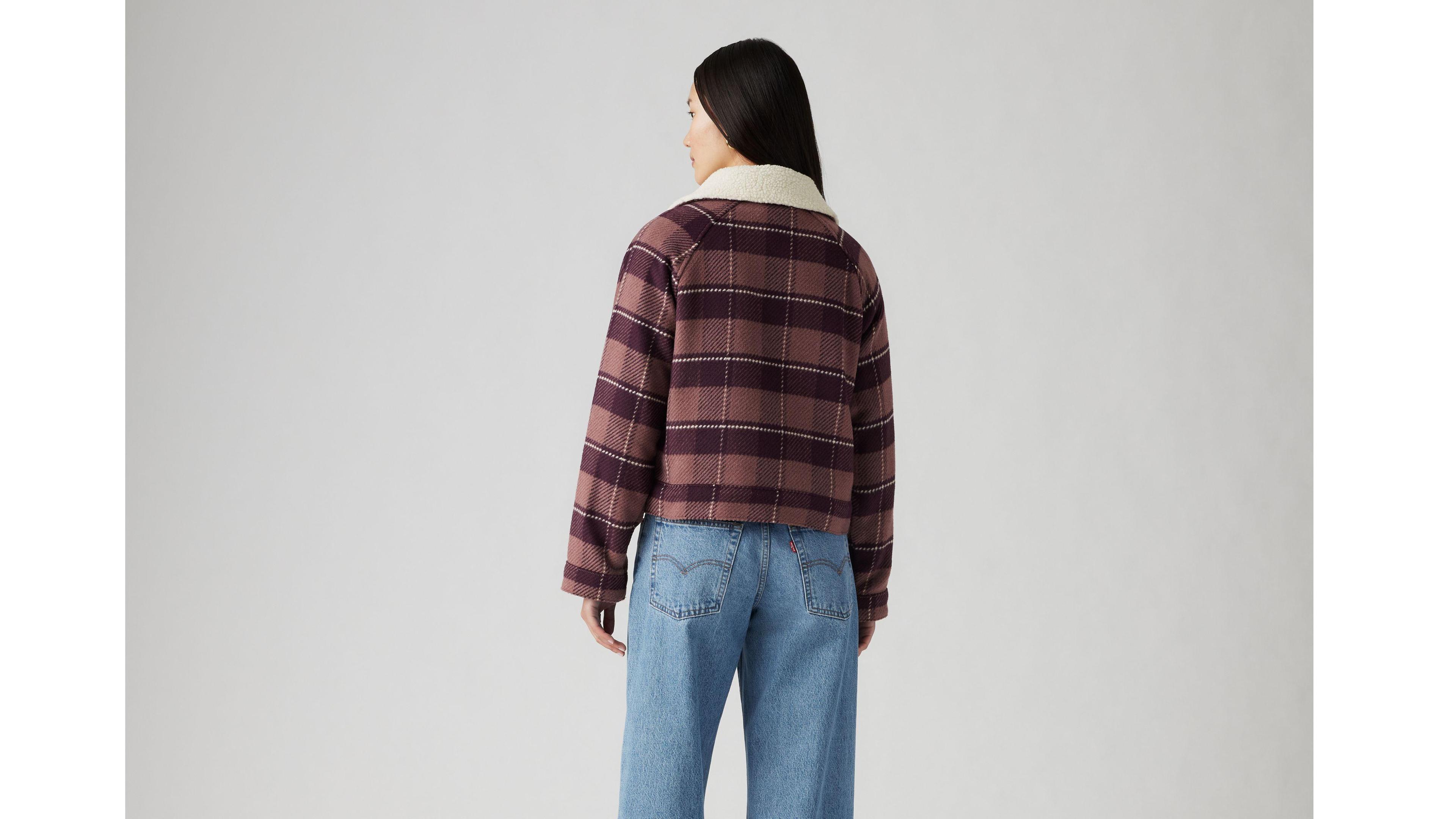 Shrunken '90s Flannel Jacket Product Image