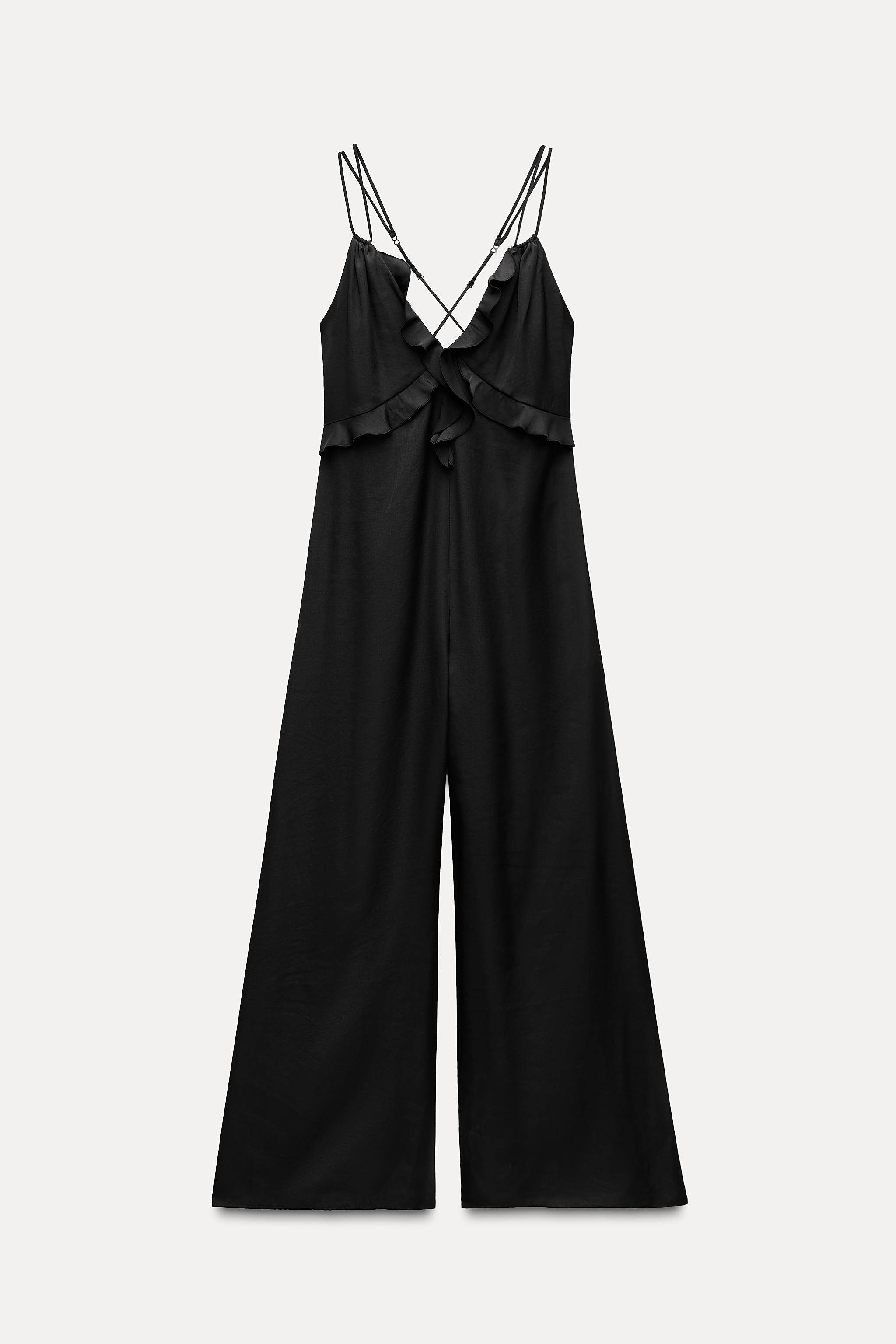 WIDE FIT RUFFLED JUMPSUIT Product Image