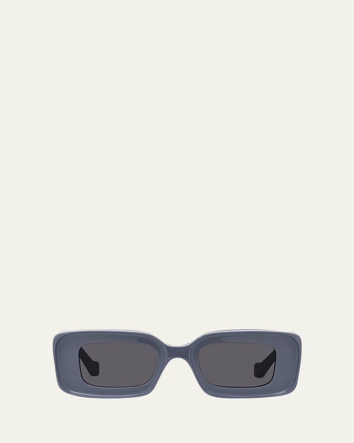 Loewe Chunky Anagram 46mm Rectangular Sunglasses Product Image