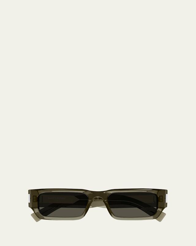 Mens SL 660 Acetate Rectangle Sunglasses Product Image