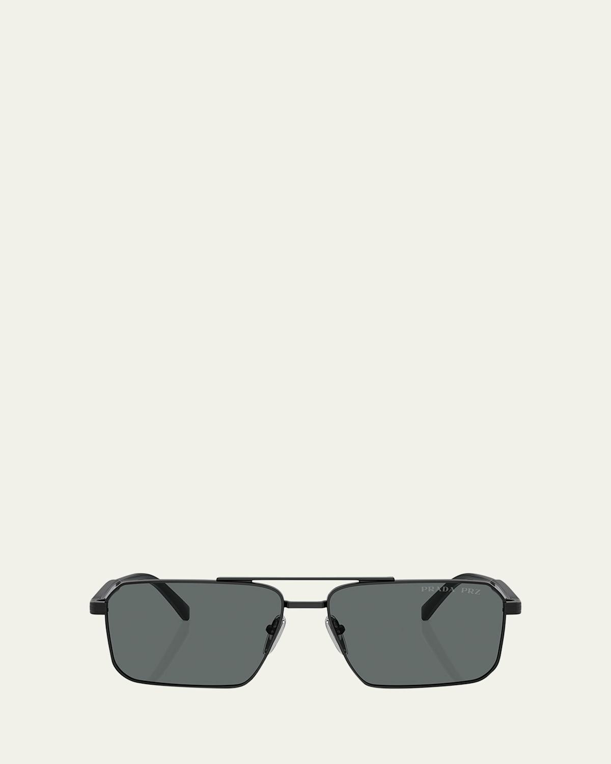 Mens Metal Plaque Sunglasses Product Image