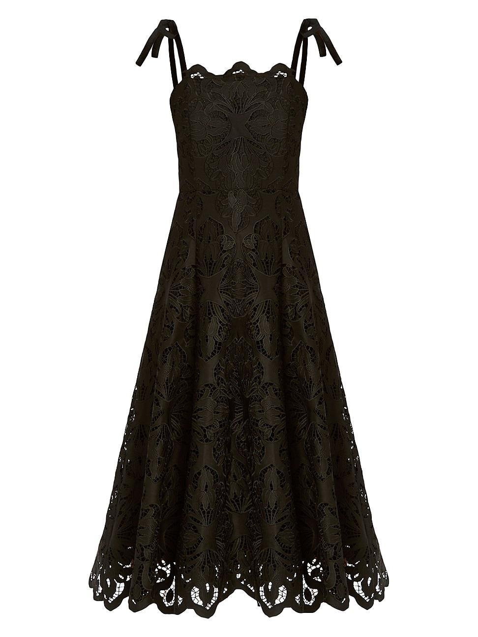 Womens Cataleya Lace Midi-Dress Product Image