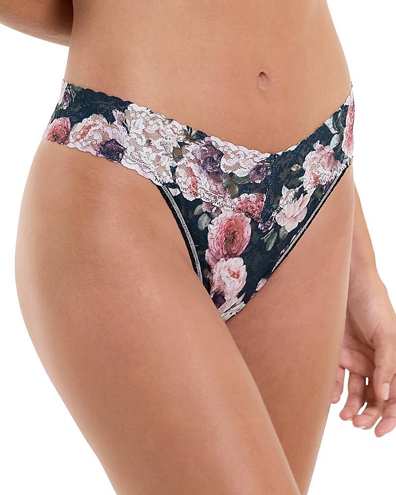 Hanky Panky Printed Original Rise Thong (Be Mine Print) Women's Underwear Product Image