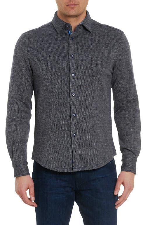 Robert Graham Elkins Tweed Jacquard Knit Button-Up Shirt Product Image