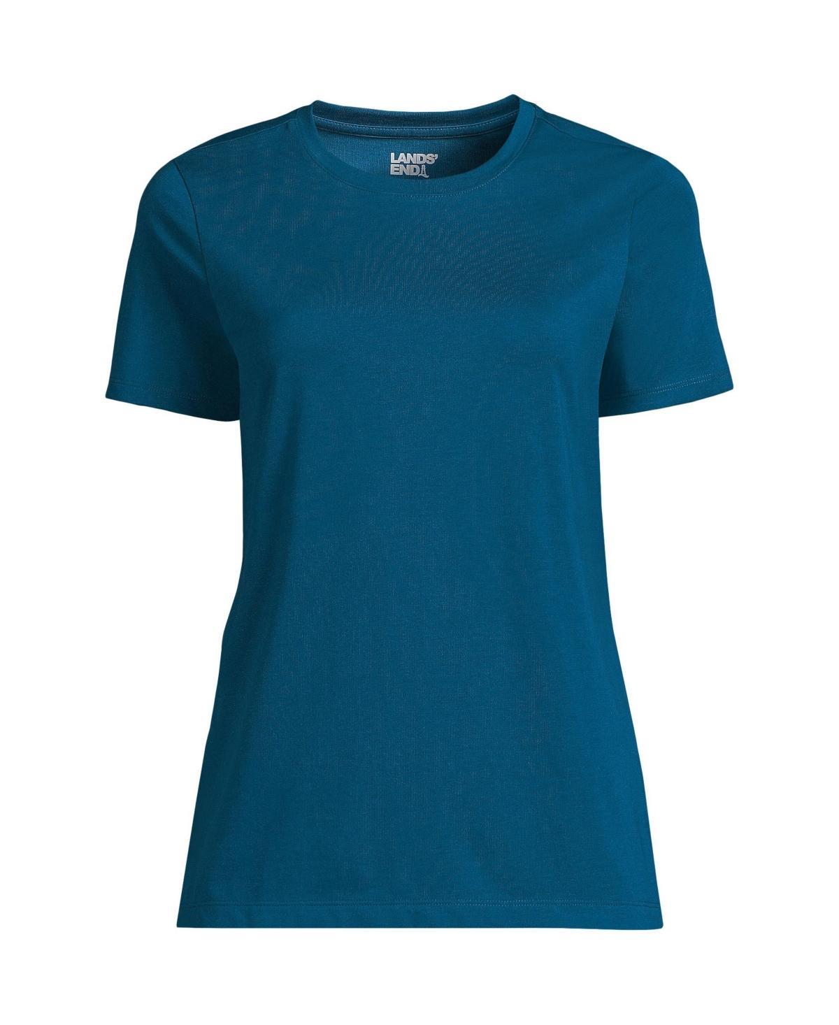 Lands End Womens Relaxed Supima Cotton T-Shirt Product Image