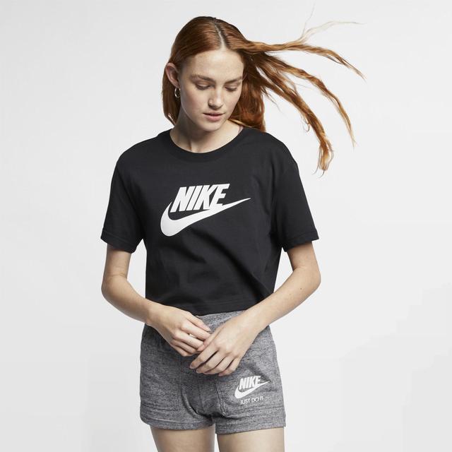 Womens Nike Sportswear Essential Cropped Logo T-Shirt Product Image