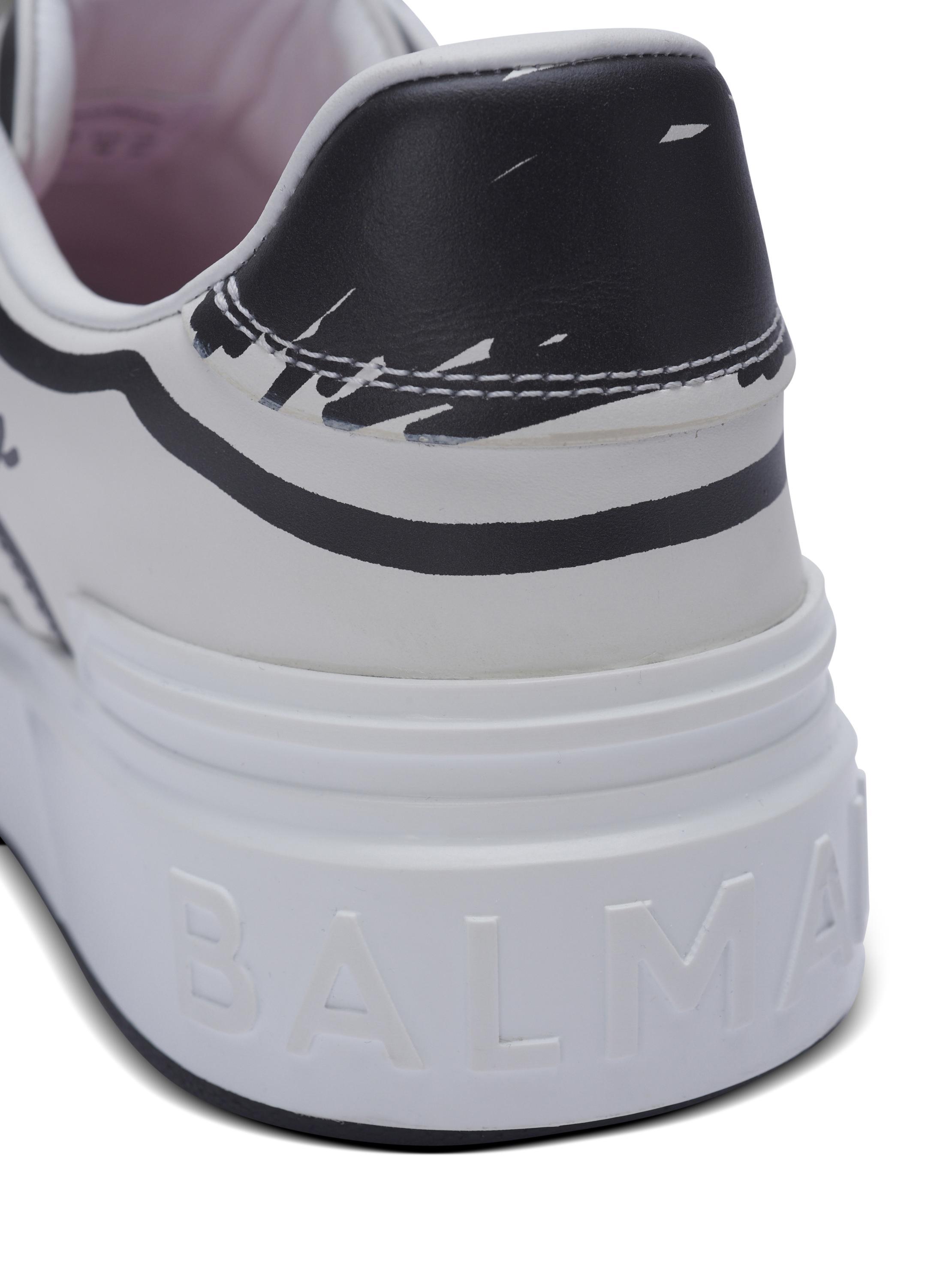 B-Court printed calfskin trainers Product Image