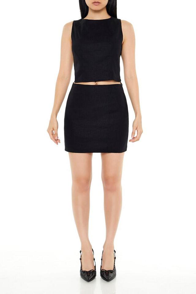 Sleeveless Top & Mini Skirt Set | Forever 21 Product Image