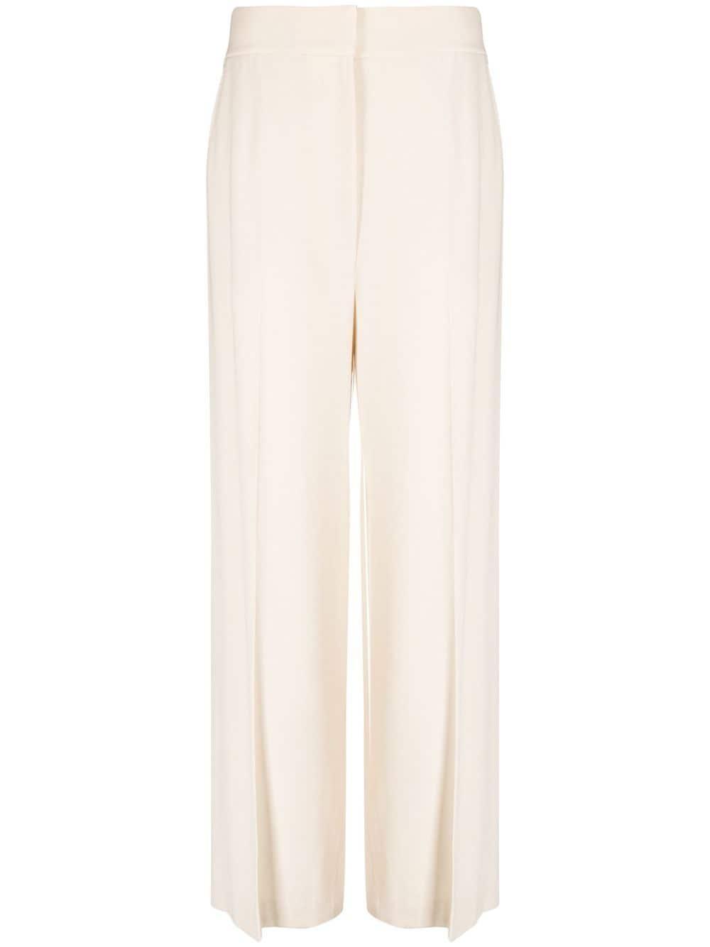 KHAITE Leon Wide-leg Pants In Custard Product Image