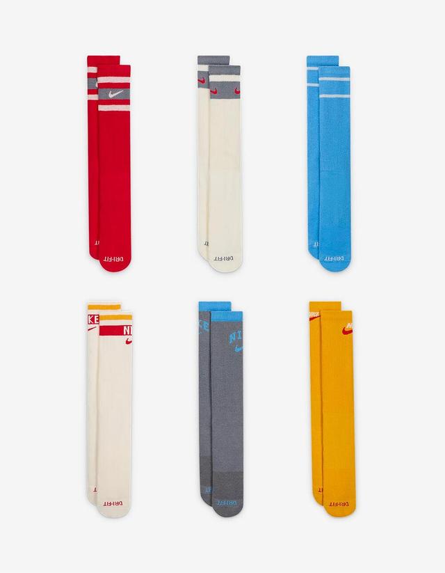 NIKE Everyday Plus Cushioned 6 Pack Crew Socks Product Image