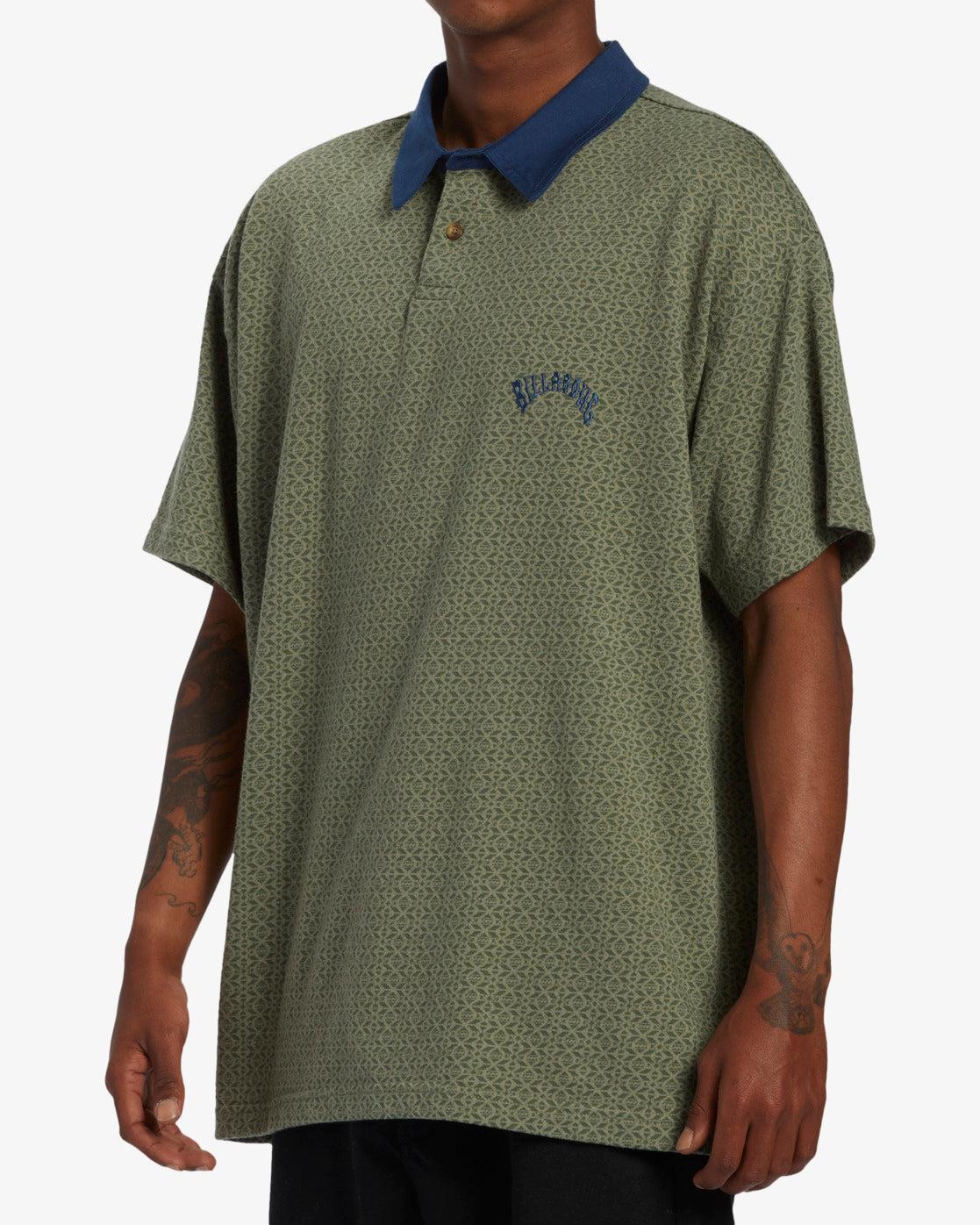 Shibuya Polo Shirt - Sage Male Product Image