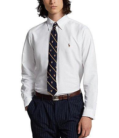 Polo Ralph Lauren Classic Fit Performance Stretch Oxford Long Sleeve Woven Shirt Product Image