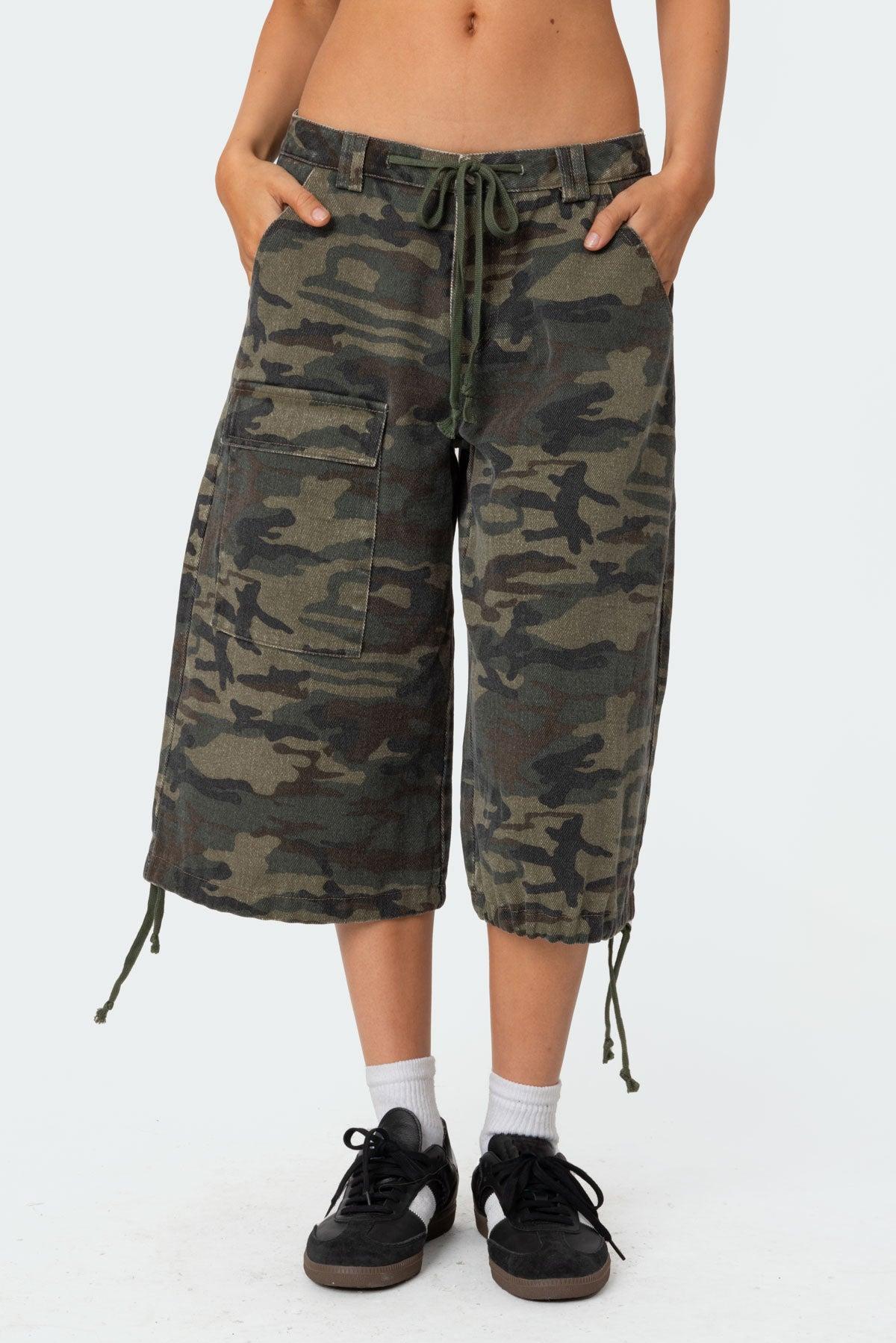 Camo Cargo Bermuda Shorts Product Image