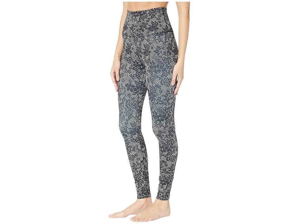 Beyond Yoga Olympus High Waisted Midi Leggings (Phantom Lace) Women's Casual Pants Product Image