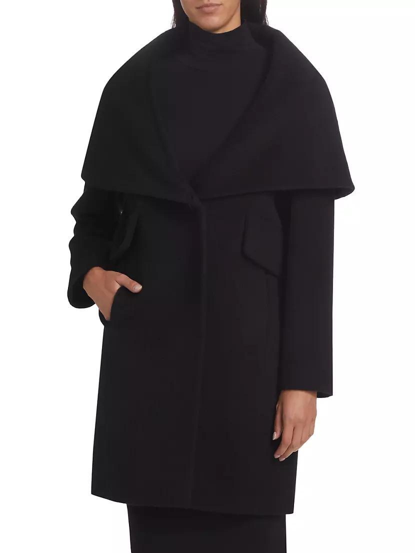 Lori Cape-Hood Cocoon Coat Product Image