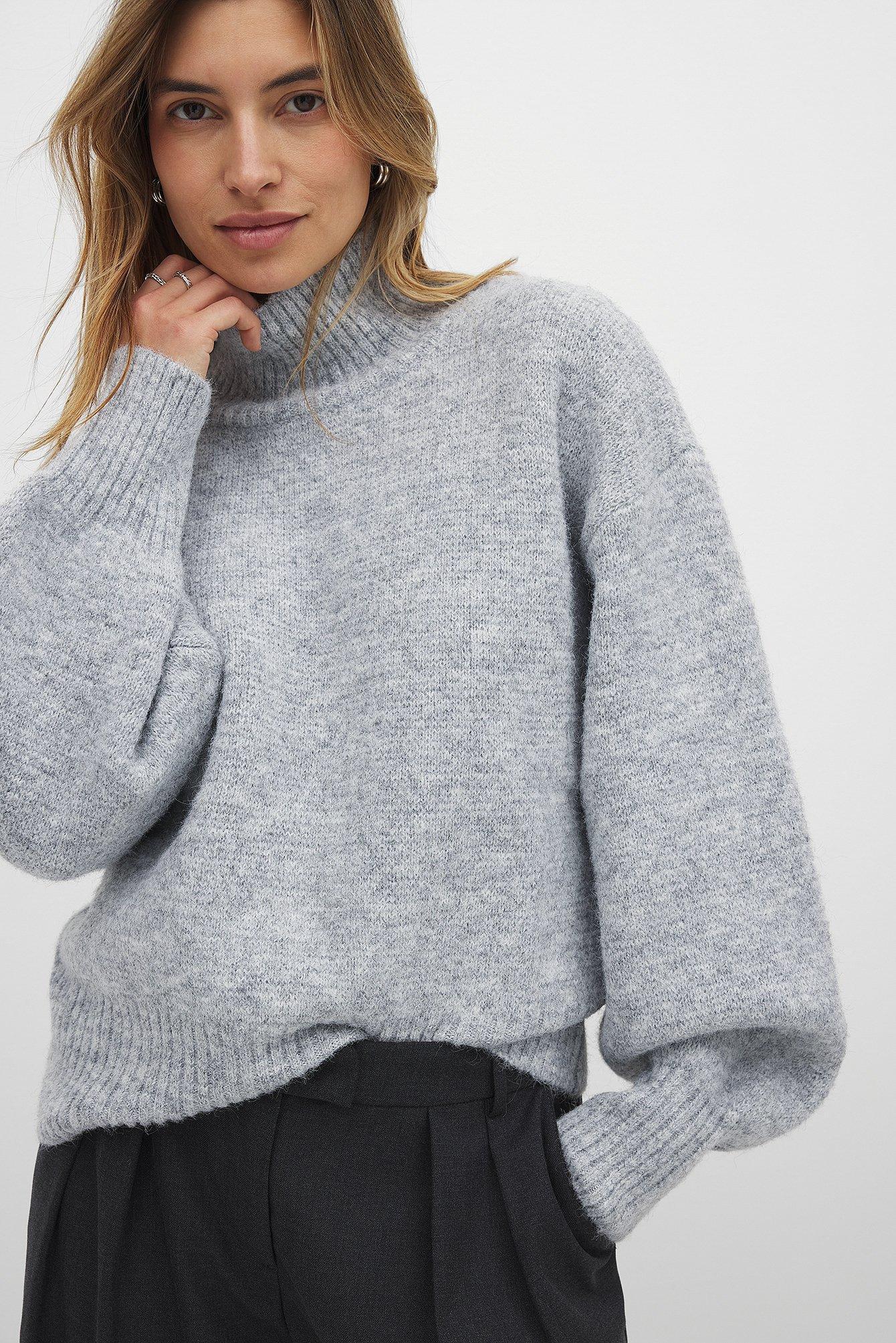 Knitted Turtle Neck Sweater Product Image