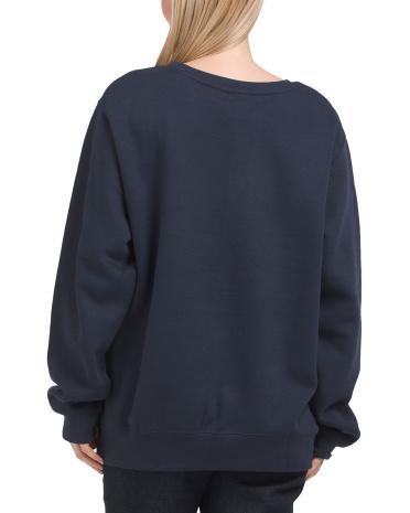 Long Sleeve Game Day Embroidered Sweatshirt for Women | Polyester/Cotton Product Image