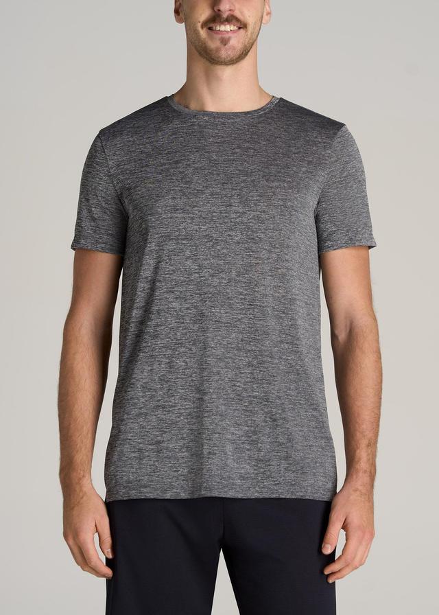 A.T. Performance MODERN-FIT Athletic Jersey Tall Tee in Grey Mix Male Product Image