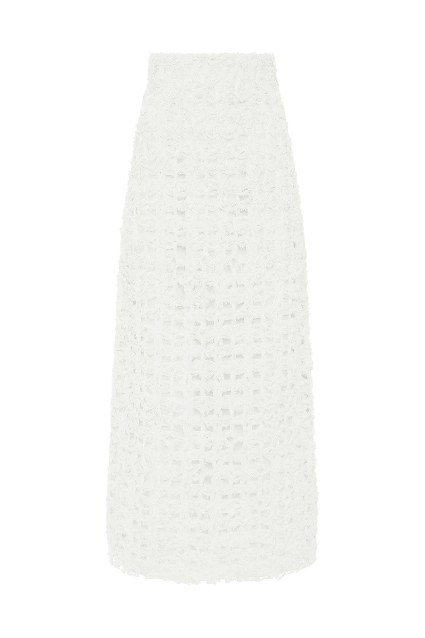 Quintette Textured Midi Skirt Product Image