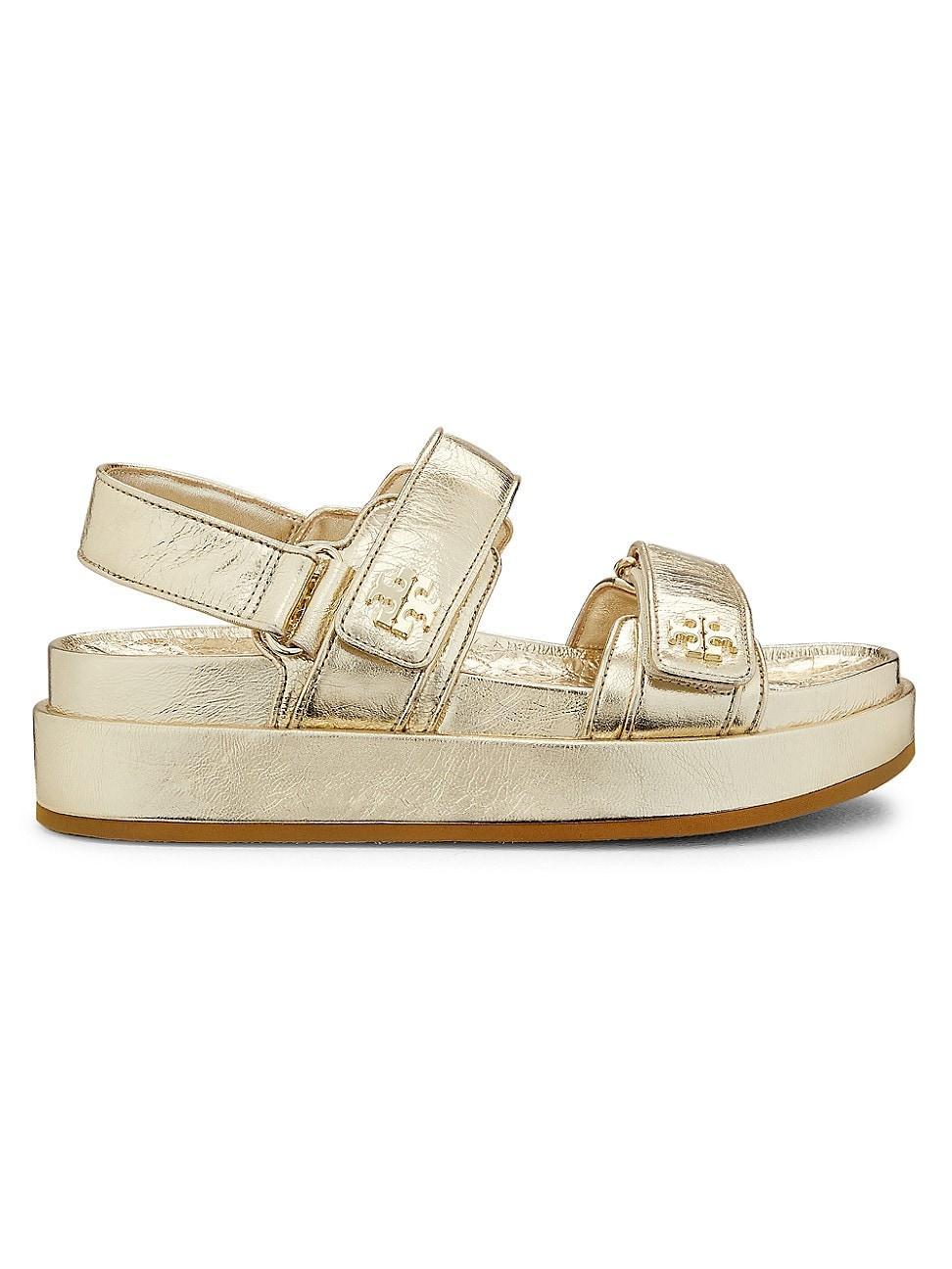 Womens Miller Metallic Leather Sandals Product Image