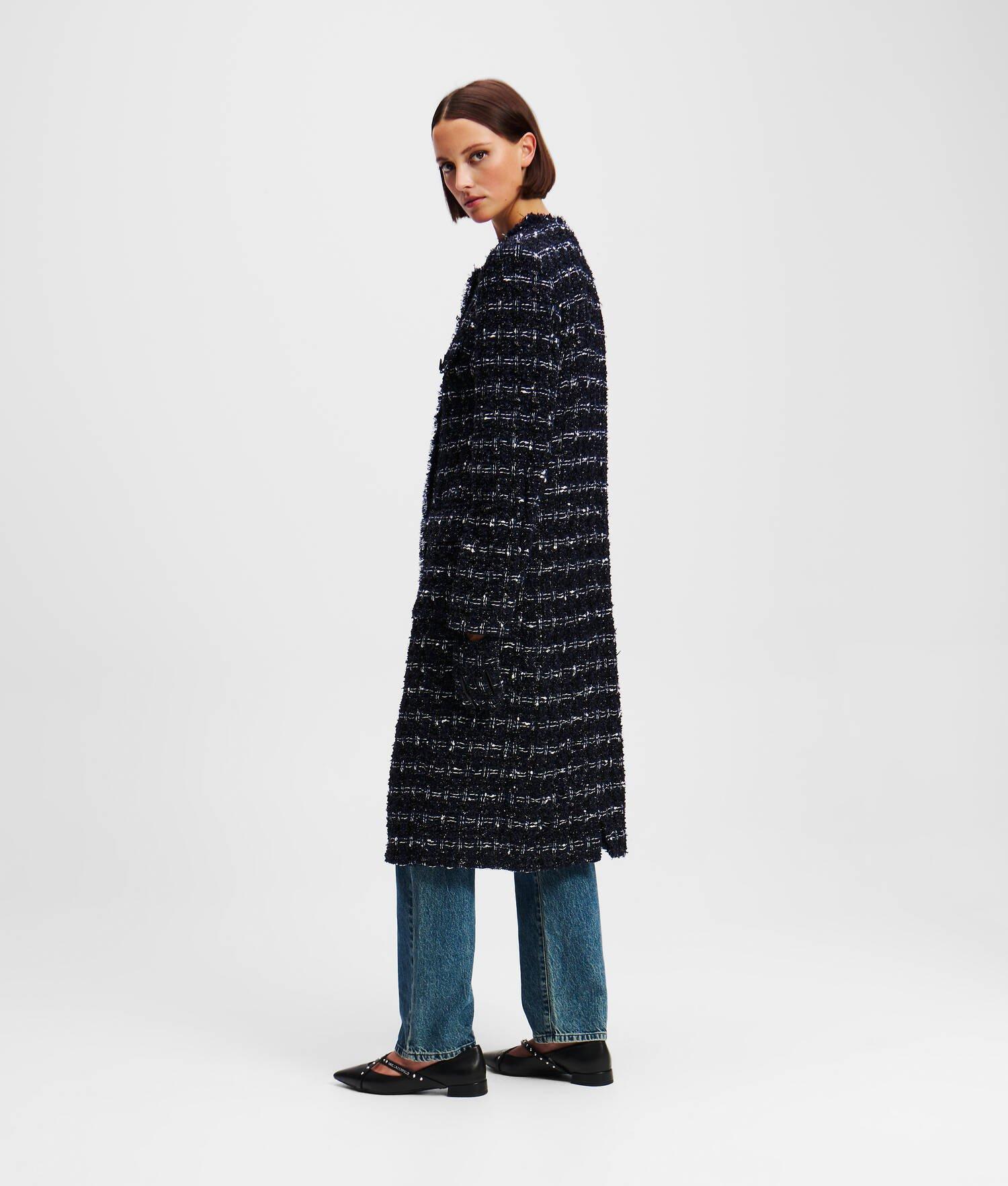 LONGLINE BOUCLÉ COAT Product Image