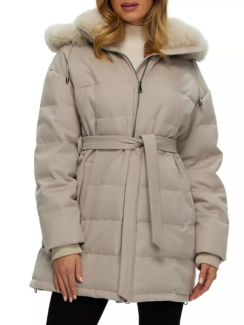 Loro Piana Cashmere Quilted Down Parka Product Image