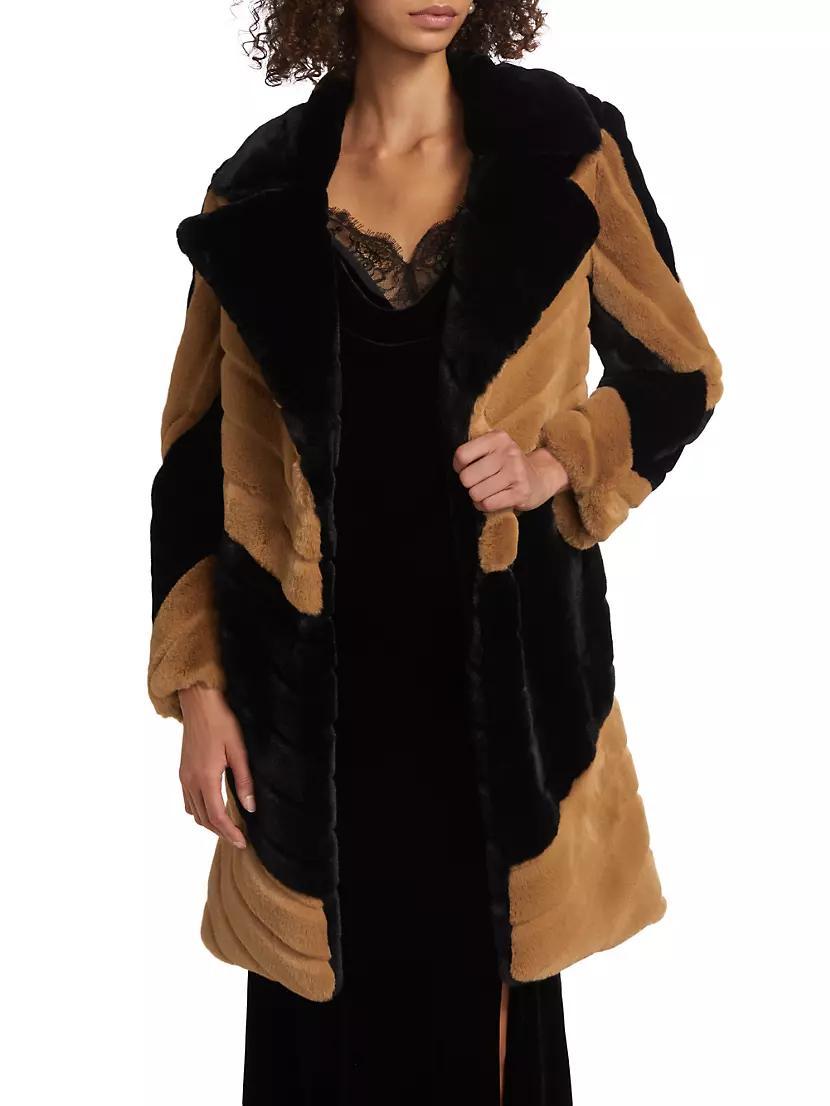 Zoya Faux-Fur Belted Coat Product Image