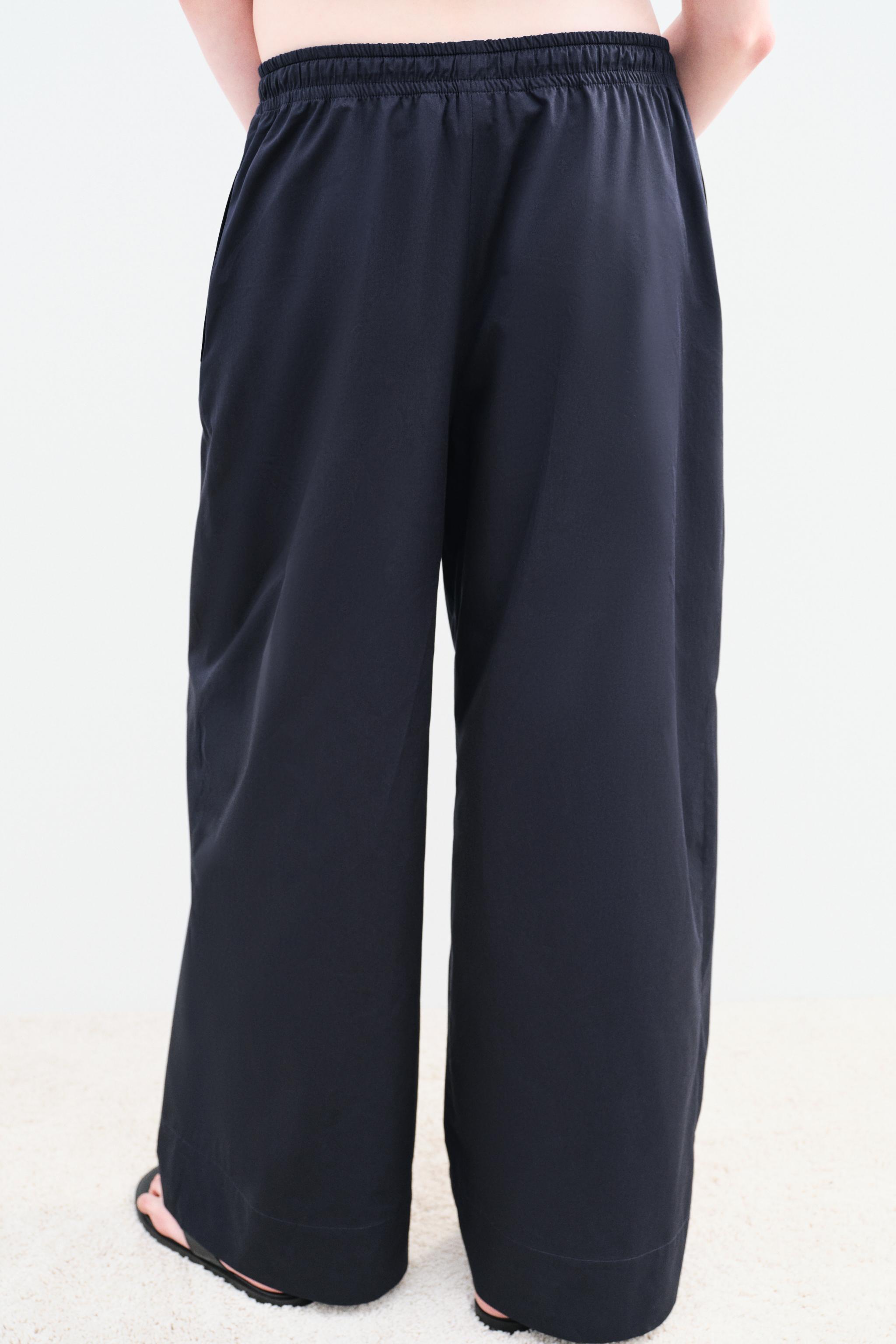 WIDE LEG PAJAMA PANTS ZW COLLECTION Product Image