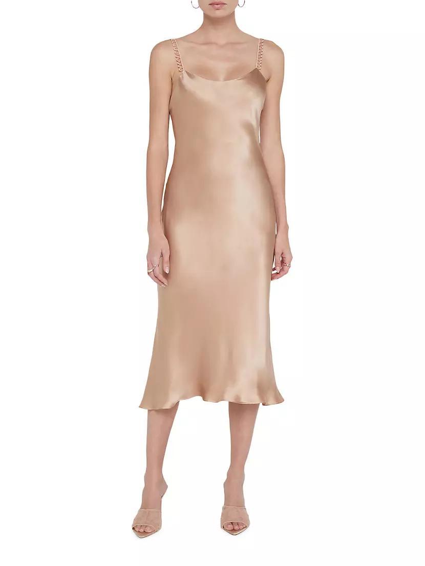 Rosabella Silk Loop Slip Dress Product Image