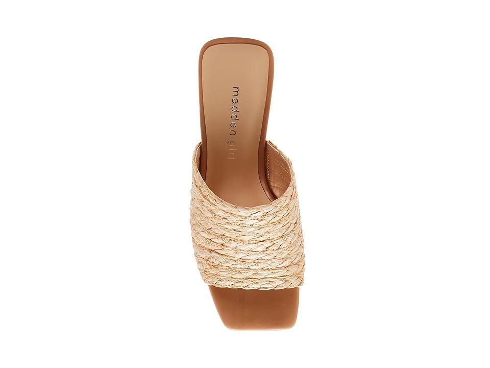 Madden Girl Taz (Natural Raffia) Women's 1-2 inch heel Shoes Product Image