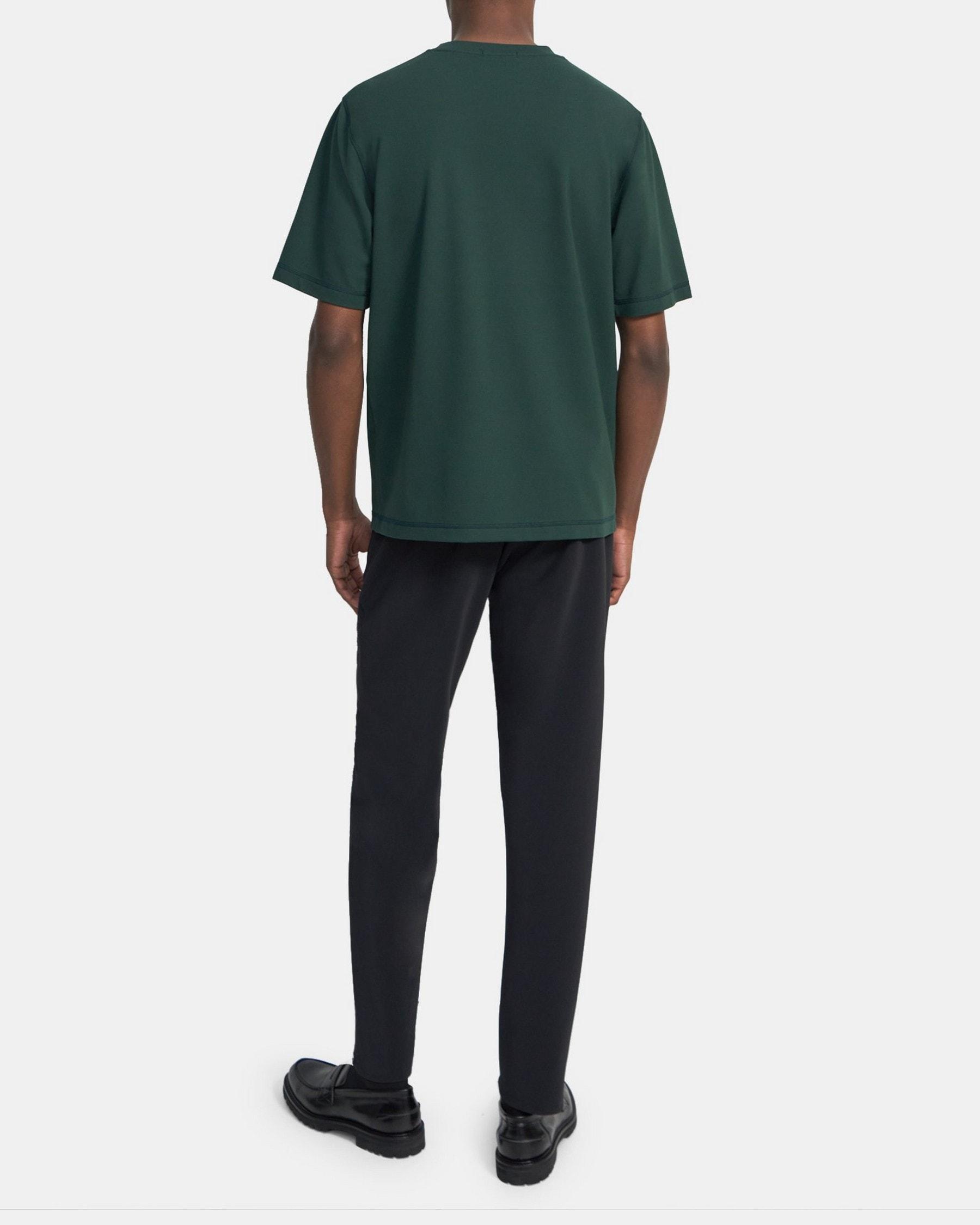 Short-Sleeve Tee in Stretch Jersey Product Image