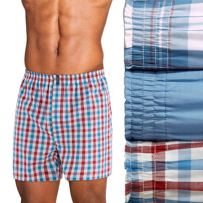 Mens Jockey 3-pack Classic Full-Cut Woven Boxers Product Image