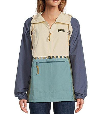 L.L.Bean Mountain Classic Color Blocked Anorak Jacket Product Image