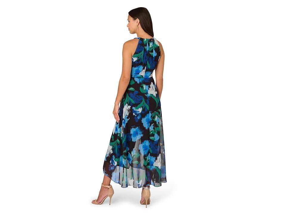 Adrianna Papell Floral Print Jumpsuit Multi) Women's Dress Product Image