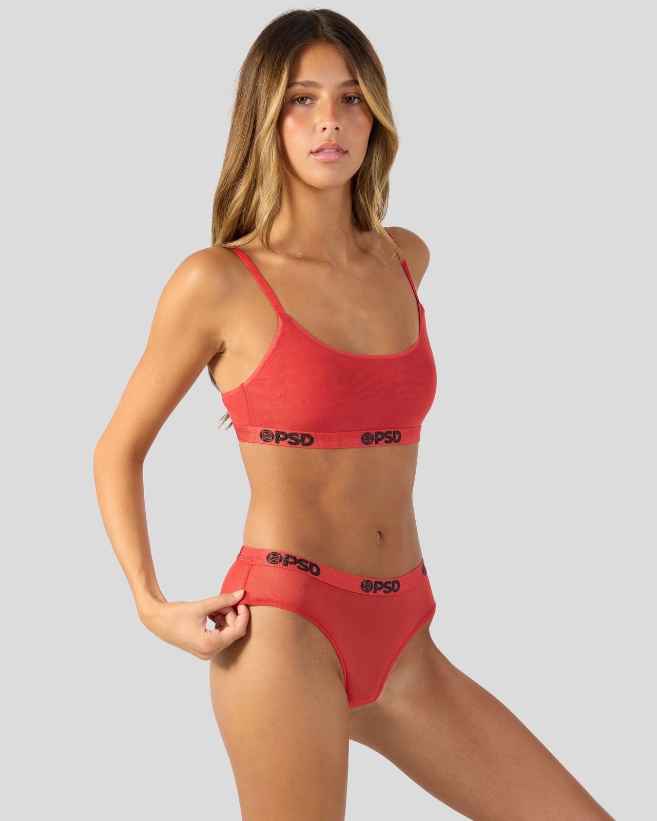 Mesh - Solid Red Female Product Image