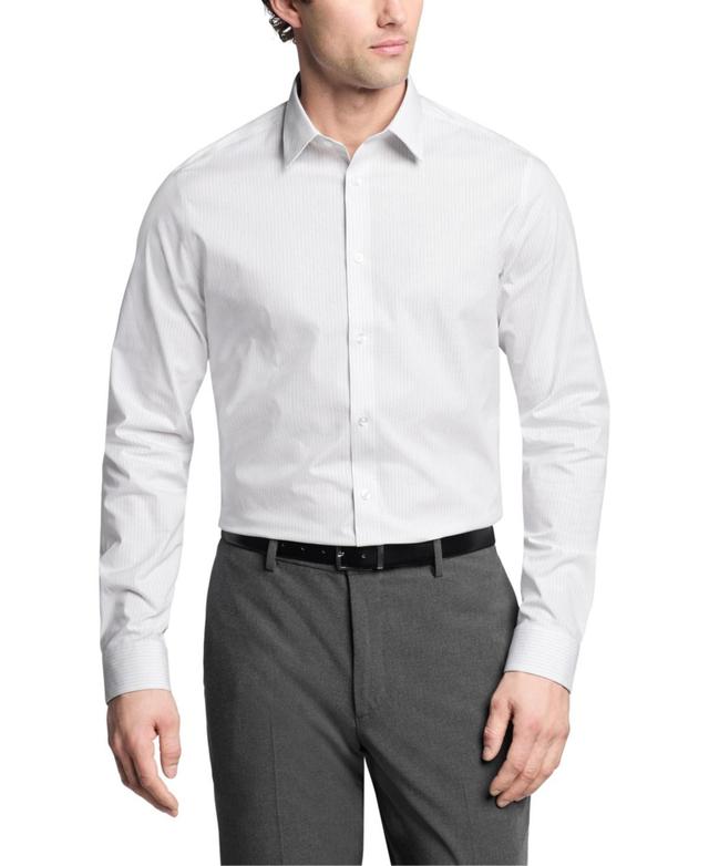 Calvin Klein Steel+, Mens Slim Fit Dress Shirt Product Image