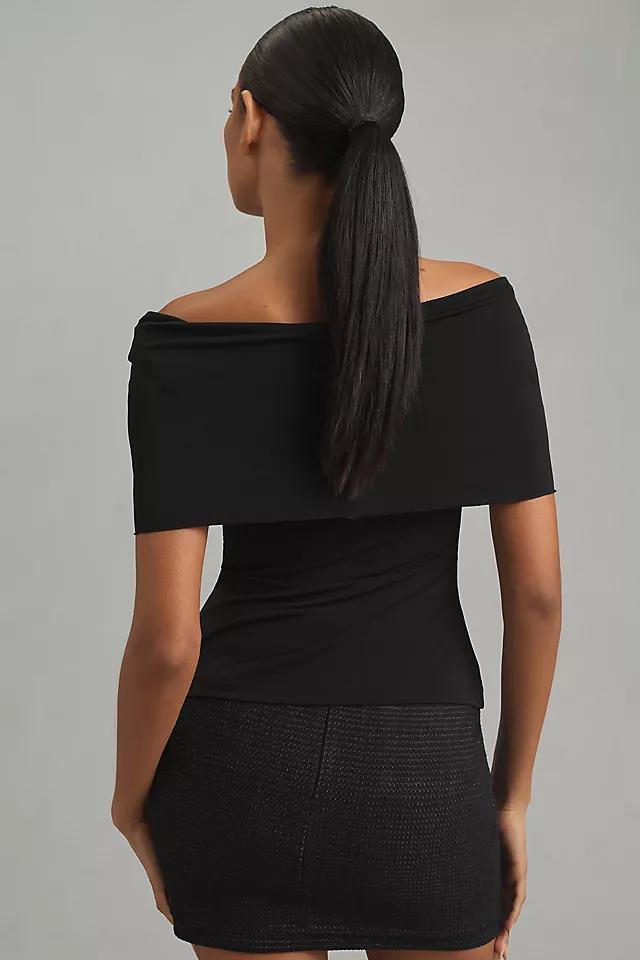 By Anthropologie Gathered Off-The-Shoulder Top Product Image